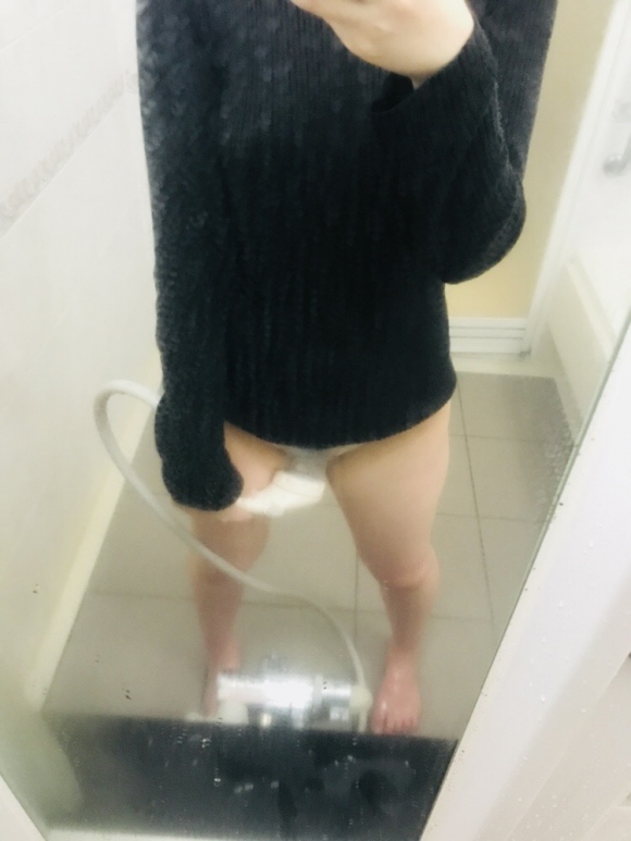 濡れセーター自撮り9