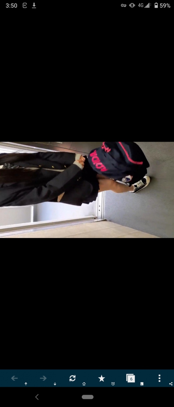 エレベーター盗撮JKパンツ1