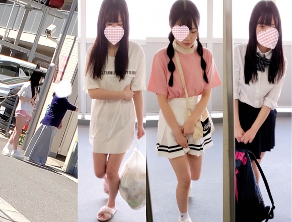 エレベーター盗撮JKパンツ4