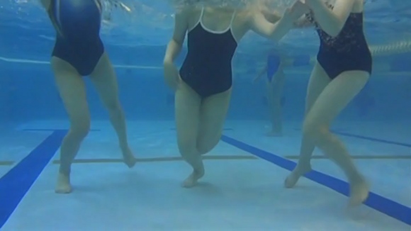 水中スク水6