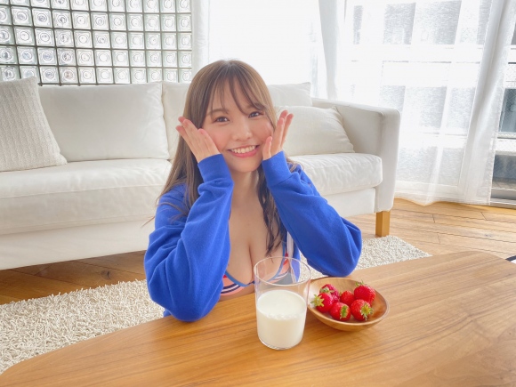 NMB48本郷柚巴爆乳ニップレス5