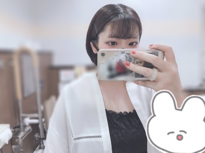 黒髪ボブ巨乳パイパン10