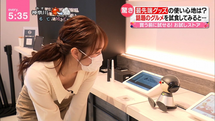 中島芽生女子アナ胸チラ0